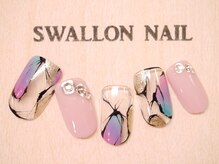 スワロンネイル(SWALLON NAIL)/梅雨ネイル