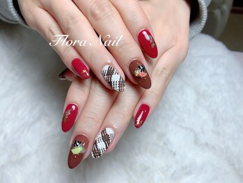 フローラネイル(Flora Nail)/バレンタインネイル