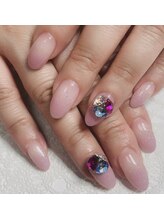 ジュンネイル(Jun Nail)/ラメグラ×ストーン別途料金