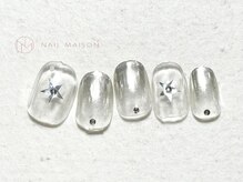 ネイルメゾン 梅田(NAIL MAISON)/クリアメタリックスター