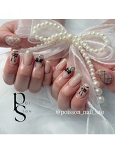 ポイソン(POISSON)/check × ribbon