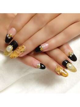 ポポネイル(POPO nail)/べっ甲ネイル