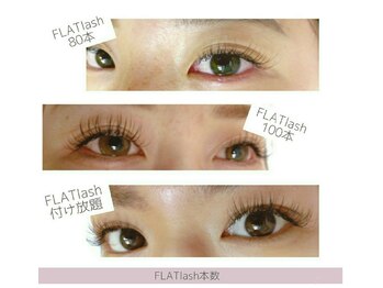 ディアナ ひたちなか高場店(DIANA)/フラットラッシュ本数比較