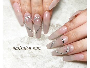 ネイルサロン ビビ(bibi)/ハートデザイン