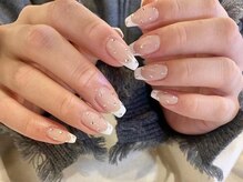 アイネイルズ 梅田店(I nails)/モードフレンチクリア¥9700