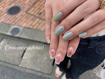 クレセント アイアンドネイル 今泉店(Crescent)/アシメントリーネイル