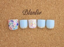 ブランロール 中目黒店(Blanl'or)/Foot　ステンドグラスネイル