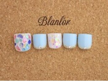 ブランロール 中目黒店(Blanl'or)/Foot ステンドグラスネイル