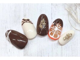 バレンタイン　チョコ　オレンジ