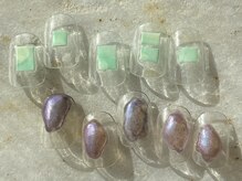 シトゥカ(situka)/凹凸ネイル、たらしこみネイル