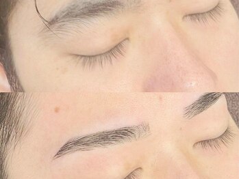 シーンスタジオ 松戸店(SSIN STUDIO)の写真/ 【お顔のバランス/骨格に合わせた眉毛はSSIN STUDIOで☆】初めての方,老若男女問わず通いやすい専門サロン