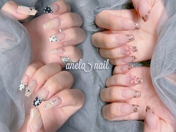 アネラネイル(anela nail)の写真/【持ち込みデザイン大歓迎★自店付け替えジェルオフ無料】町田の高リピート率サロン！パーツも多数ご用意♪