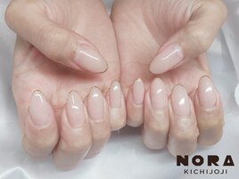 ☆ワンカラー＋ラメライン