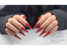 オウラネイルルーム(Aura nail room)/長さだしワンカラーネイル