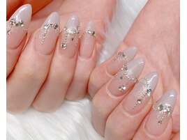 キラキラグラデ・ブライダルにも