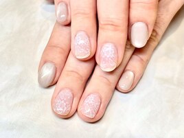 マグネット×レースネイル