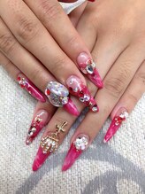 エムアイネイル(MI nail)/スカルプアートつけ放題¥12300