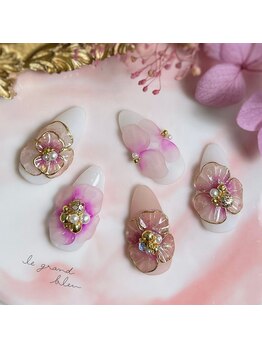 華やか可愛い3Dフラワー