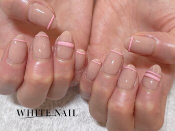 ホワイトネイル 武蔵小杉店(WHITE NAIL)/ちぐはぐネイル