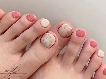 28ネイル 新中野店/ちゅるんワンカラーorラメグラ 