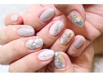 ディーエムジーネイル(DMG nail)/シルバーシェルネイル