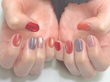 ネイルサロン AceLuxe 【アセルクス】麻布十番 フィルイン/パラジェル/カラフルマグネットネイル