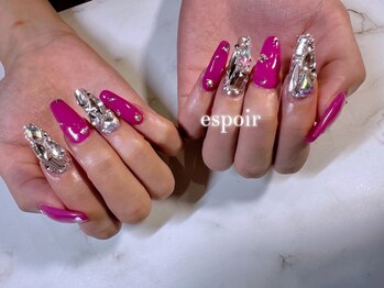 エスポワール(espoir)/ピンク×ストーン