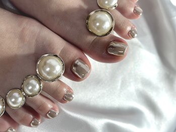 ユーネイル(U.nail)/フットネイル/ミラーネイル