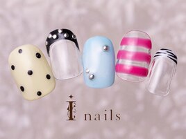 Y2Kボーダーネイル10480円