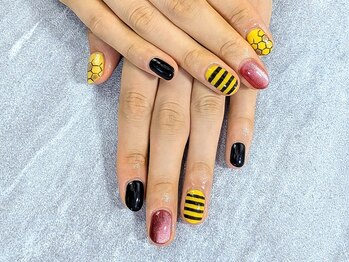 リ イノ ネイル ダツモウ(Re:ino)/ハチの巣ネイル♪