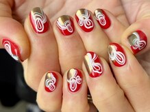 ブランシュ 藤沢(Blanche)/オーダーメイドネイル 水引