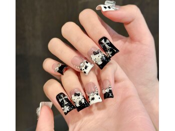 蝶々ネイル バタフライネイル(butterfly nail)の写真/猫爪・ダックネイルができる希少サロン！★持ち込みデザイン歓迎♪豊富なカラー・パーツで理想の指先に