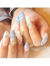 爪ソウシャイン(爪 SO SHINE)/持込み再現★雪ネイル