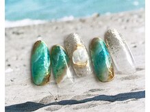 アウラ ネイルサロンアンドスクール(aula)/天然石ネイル