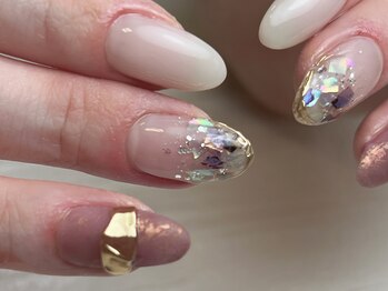 ネイルニコ(nail nico)/大人爽やかなパープル