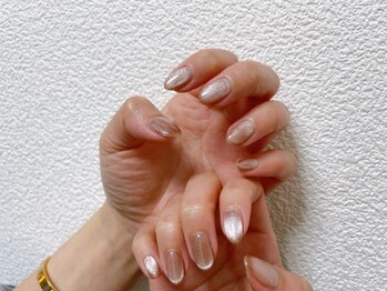 キキネイル 二子玉川(kikinail)/マグネットネイル　春ネイル