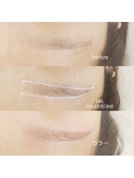 ハイ アイラッシュ サロン(Hi eyelash salon)/ハリウッドブロウリフト+カラー