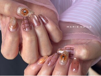 マリーネイルズ 表参道店(MARIE NAILS)の写真/★オフ込み design¥8800！デザイン持ち込みOK♪ライフスタイルデザイン＆爪の形もご提案♪１week保証付き