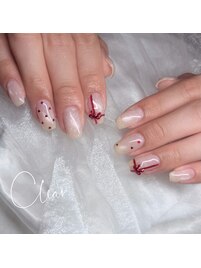 ハートホロネイル