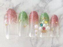 ネイルサロンティーモ(Nail Salon Tmo)/周年記念ラメグラデーション