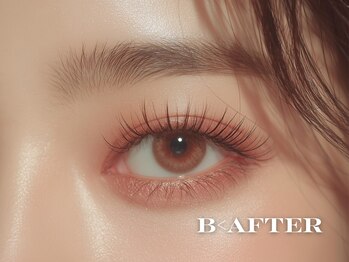 B<AFTER SALON 2nd LEDマツエク専門店【LEDマツエク/フラットラッシュ/パリジェンヌ】/横顔美人をつくるまつ毛パーマ