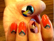 カバー(COVER)/お洒落なステンドグラスネイル★