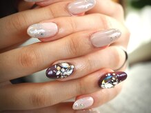 プールヴー☆オングル/韓流ビジューネイル