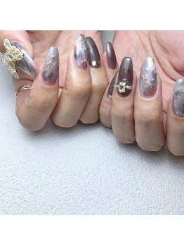 デュオ(duo)/オーダーアート6本×デコパーツ