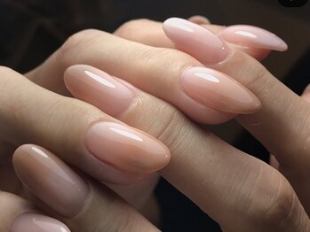 艶めきグラデーションネイル