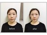 【小顔整体】4Dフェイシャルクリームマッサージ　45分 小顔/鼻高調整/むくみ