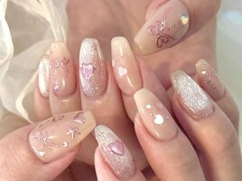 【Maiko.w】ミラーハートリボン