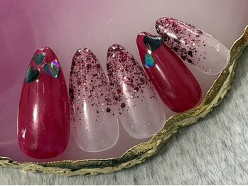 レイネイルトゥーキャンアイドレッシー(Ray Nail to Can I Dressy)/バレンタインキャンペーンネイル