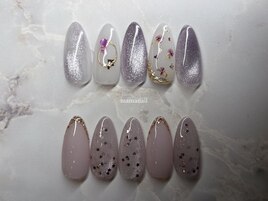 春デザインネイル♪￥8500