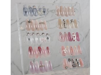 リアン デ サン(Lien de sun)の写真/お気に入りカラー×パーツであなただけの指先に♪持ち込みデザインも大歓迎◎事前にご連絡ください!